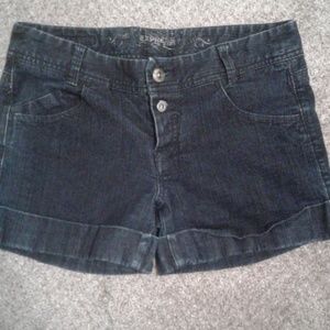 Express Darkwashed Denim shorts